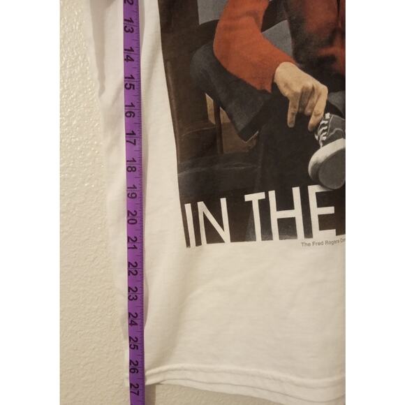 Mr Rogers It's All Good in the Hood T Shirt Mens TV Show Fred Rogers SZ S - Picture 5 of 6